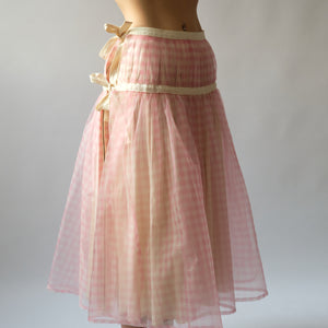 Comme Des Garçons Reversible Pink Midi Skirt