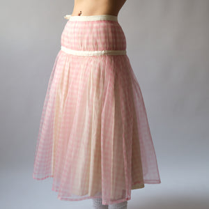 Comme Des Garçons Reversible Pink Midi Skirt