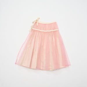 Comme Des Garçons Reversible Pink Midi Skirt