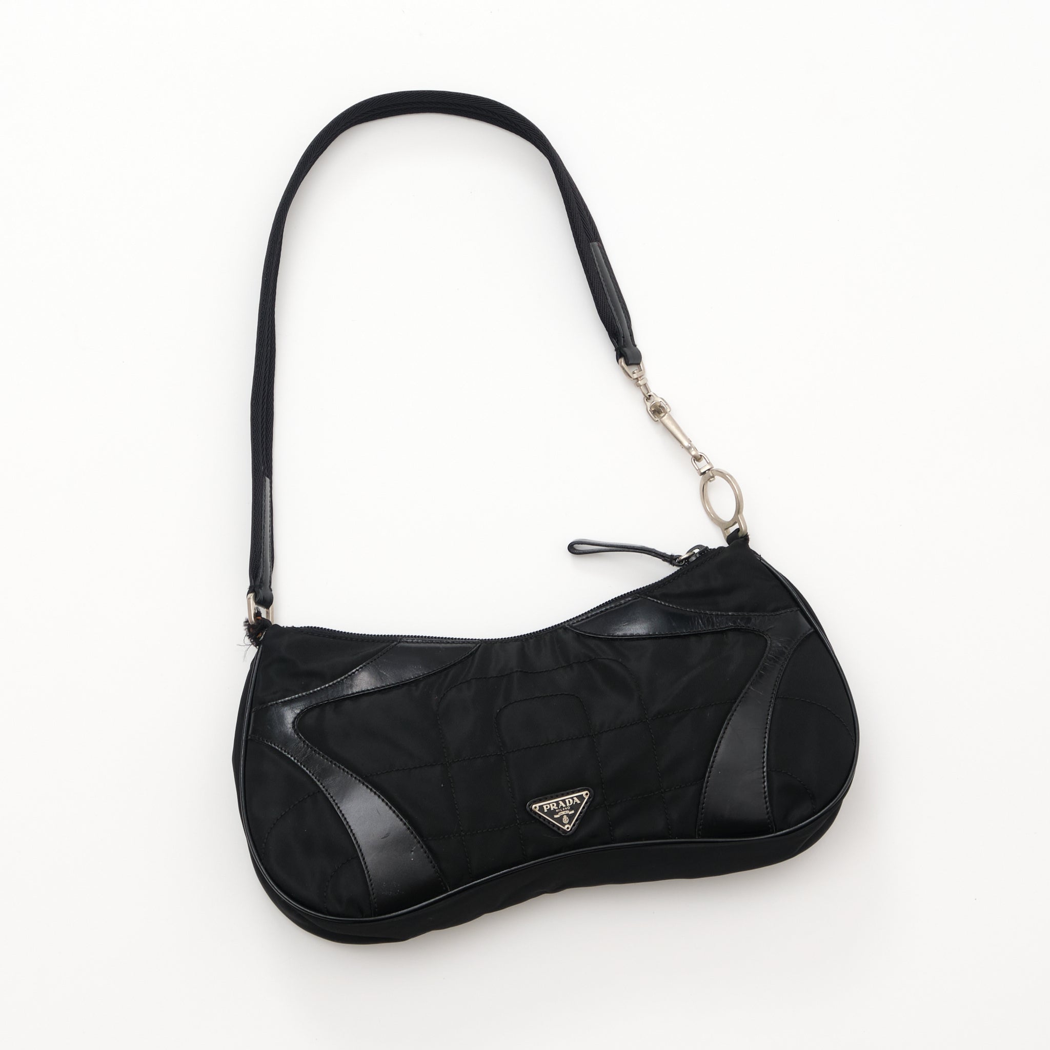 PRADA leather shoulder bag archive 00s 00s PRADA leather shoulder