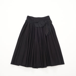 DKNY Black Midi Skirt w Bow