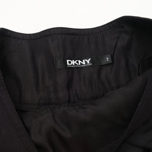 DKNY Black Midi Skirt w Bow