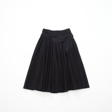 Load image into Gallery viewer, DKNY Black Midi Skirt w Bow