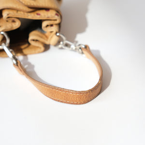 2000s Leather Mini Bucket Bag
