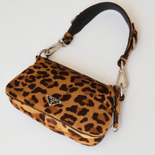 Load image into Gallery viewer, Vintage Leopard Print Cavallino Shoulder Bag