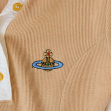 Load image into Gallery viewer, Vintage Corset Hem Ribbed Cotton Blouse