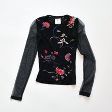 Load image into Gallery viewer, 2000s Mesh Floral Longsleeve