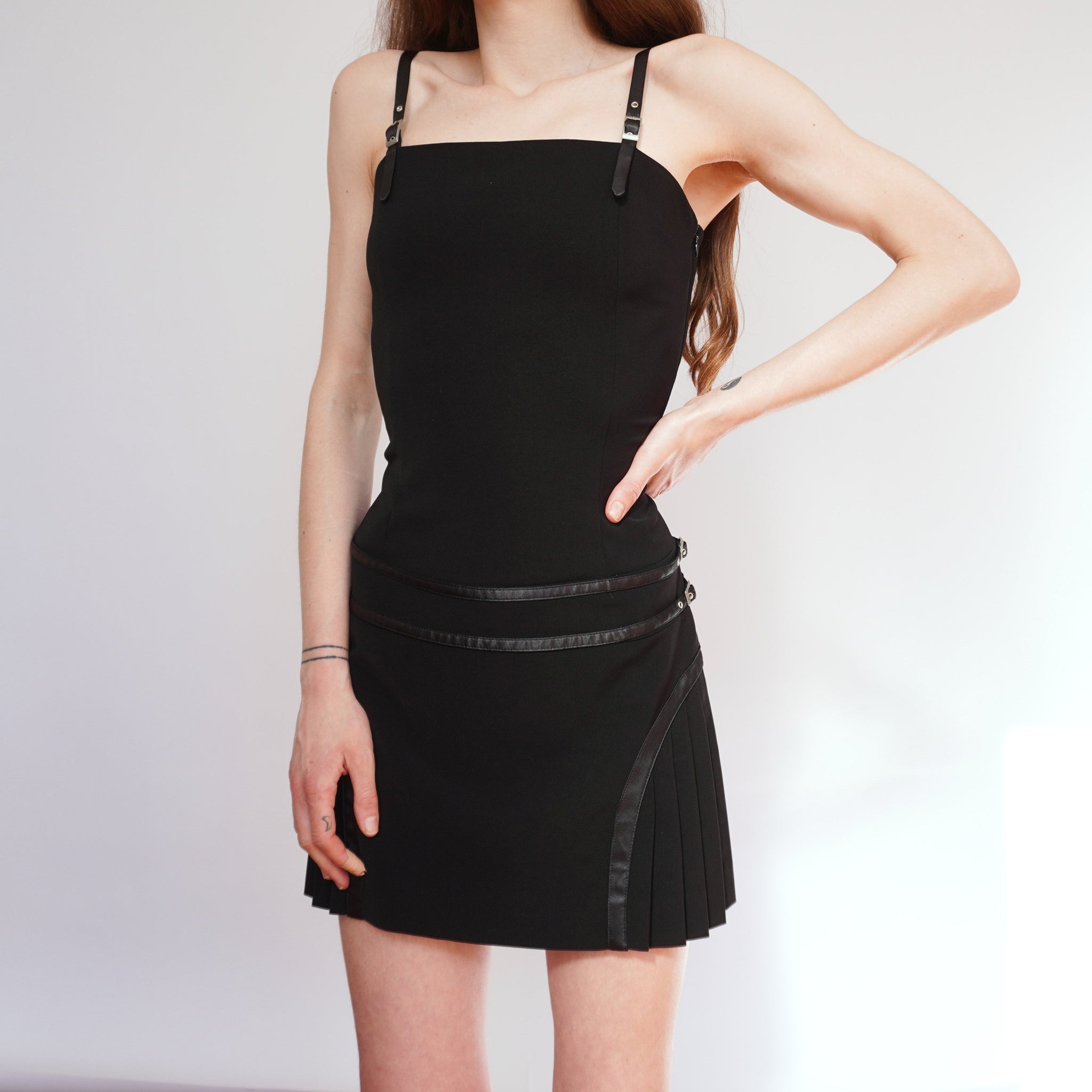 Early 2000s Pleated Mini Dress kikovintage Early 2000s Pleated Mini Dress kikovintage