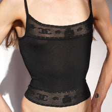 Load image into Gallery viewer, Black Lace Trim Camisole