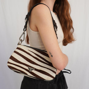 Vintage Zebra Ponyhair Bag