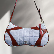 Load image into Gallery viewer, Iconic 2000s Nylon + Leather Shoulder Bag