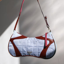 Load image into Gallery viewer, Iconic 2000s Nylon + Leather Shoulder Bag
