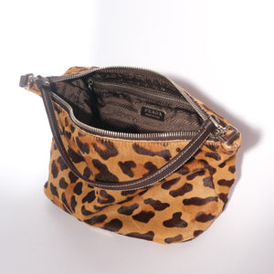Rare Vintage 2000s Ponyhair Leopard Bag