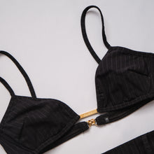 Load image into Gallery viewer, 90s Pinstripe Bikini