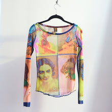 Load image into Gallery viewer, Soleil SS2002 Mesh Pop Art Top