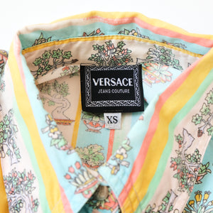 1990s Versace Floral Shirt