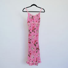 Load image into Gallery viewer, Adorable 90s Parisian Vintage Cherry Print Dress