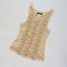 Load image into Gallery viewer, 1990s Rectangle Blanc Mesh Tank Top