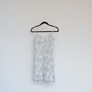 STORY  SALE - mesh floral mini dress