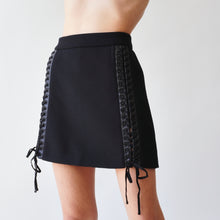 Load image into Gallery viewer, Lace Up Mini Skirt
