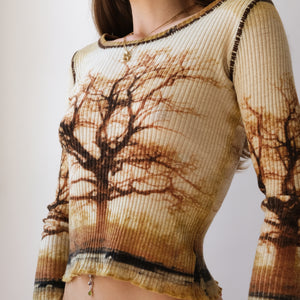 Jean Paul Gaultier Tree Sweater