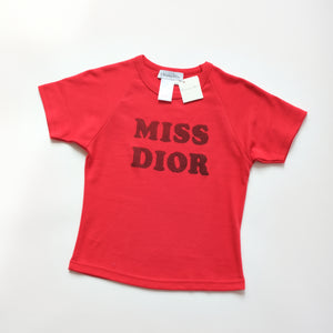 Red Logo Baby Tee