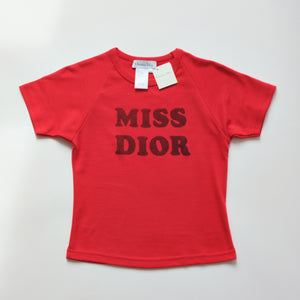 Red Logo Baby Tee