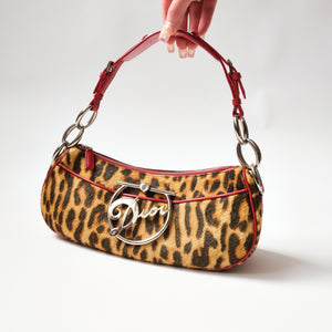 FW2004 Leopard Ponyhair Mini Bag