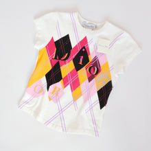 Load image into Gallery viewer, BNWT 2000’s Argyle Printed Baby Tee