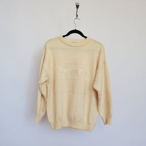 Cream Cable Knit Sweater