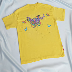 KIKO X RTTS Regenerated Yellow Butterfly Tee