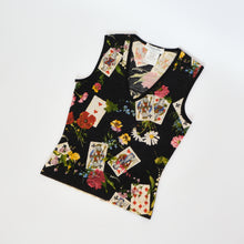 Load image into Gallery viewer, 2000s Card Pattern Vest
