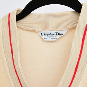 Vintage Terry Logo V-neck Sweater