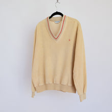 Load image into Gallery viewer, Vintage Terry Logo V-neck Sweater