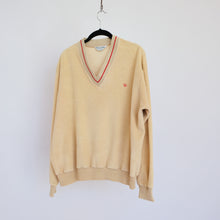 Load image into Gallery viewer, Vintage Terry Logo V-neck Sweater