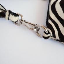 Load image into Gallery viewer, Vintage Zebra Print Pony Hair Shoulder Bag