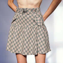 Load image into Gallery viewer, Belted Nova Check Skirt