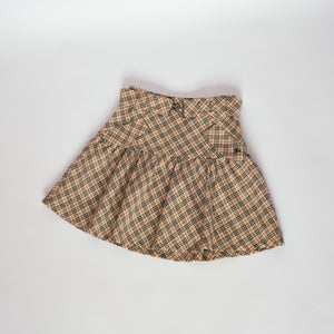 Belted Nova Check Skirt