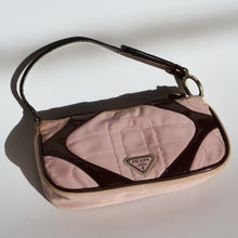 Load image into Gallery viewer, Pink and Red Leather &amp; Nylon Mini Bag