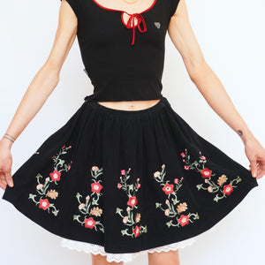 Archived Fall 2002 Ready To Wear Embroidered Skirt