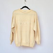 Load image into Gallery viewer, Cream Cable Knit Sweater