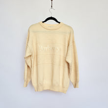 Load image into Gallery viewer, Cream Cable Knit Sweater