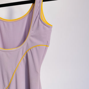 2000s Lilac One Piece Swimsuit