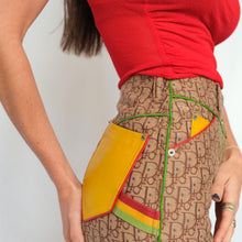 Load image into Gallery viewer, Iconic SS2004 Rasta Collection Monogram Skirt