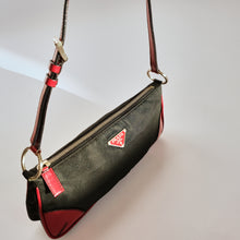 Load image into Gallery viewer, 2000s Nylon and Leather Shoulder Bag