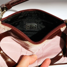 Load image into Gallery viewer, Pink and Red Leather &amp; Nylon Mini Bag