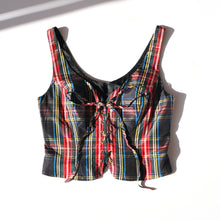 Load image into Gallery viewer, 2000s Tartan Corset