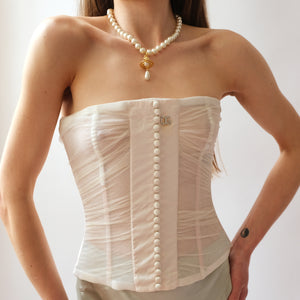 2000s Ruched Corset