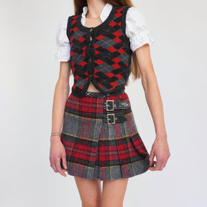 Iconic Tartan Pleated Mini Skirt